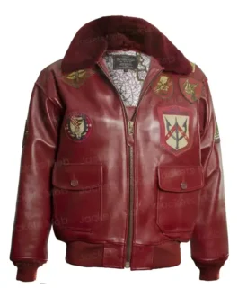 Top Gun Official Signature Series Burgundy Jacket